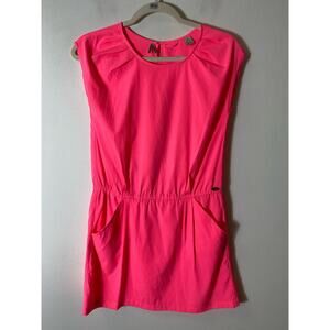 Girls Scotch Rbelle Hot Pink Cap Sleeve Dress Sz 12